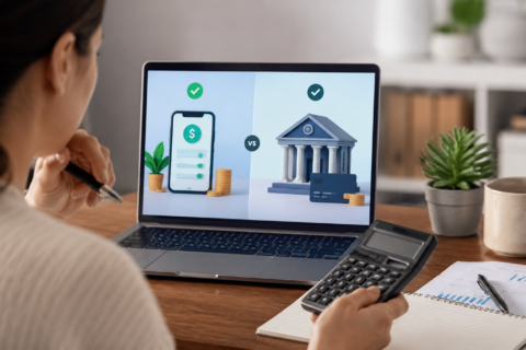 Préstamo digital vs banco tradicional: cuál sale más Barato?