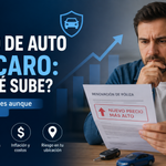 Seguro de auto más caro: por qué sube aunque no cambies nada
